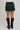 Belted Corduroy Pleated Skirt