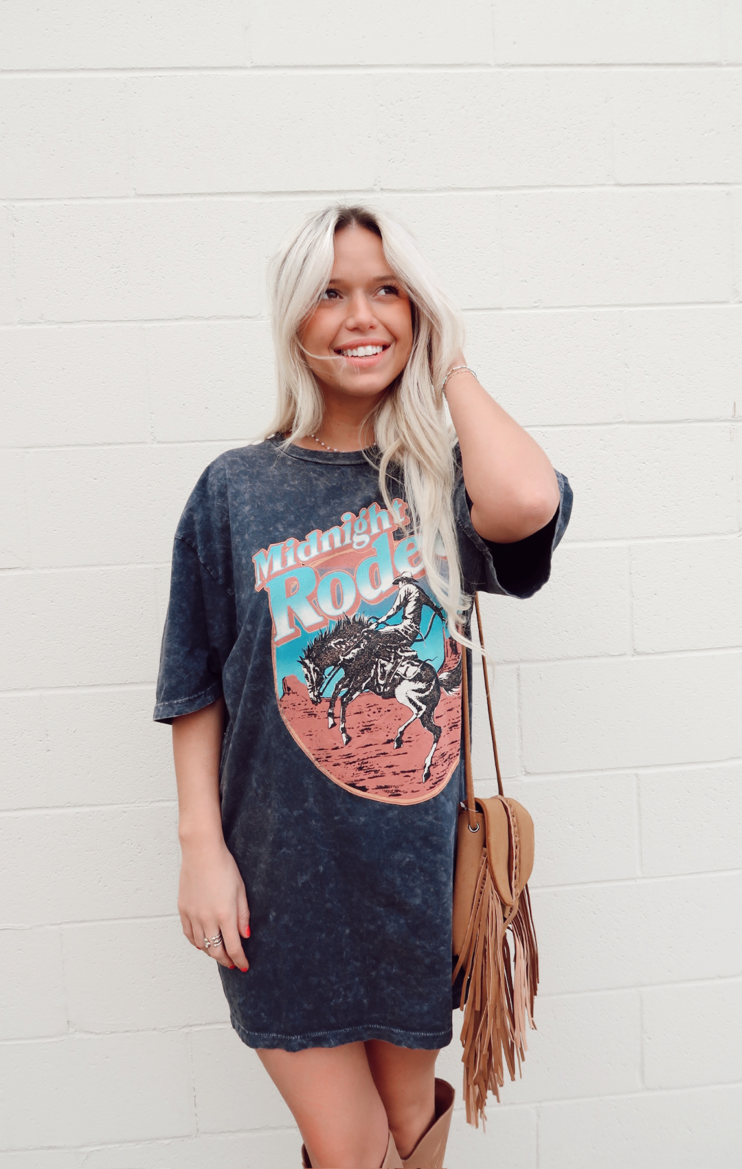 Midnight Rodeo Mineral Wash Tee