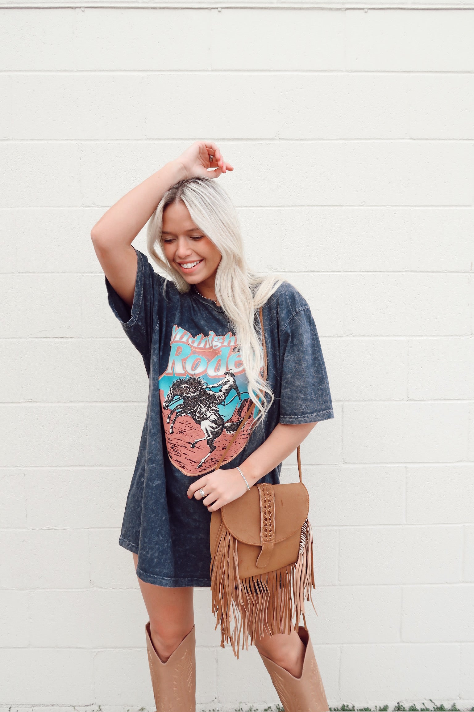 Midnight Rodeo Mineral Wash Tee