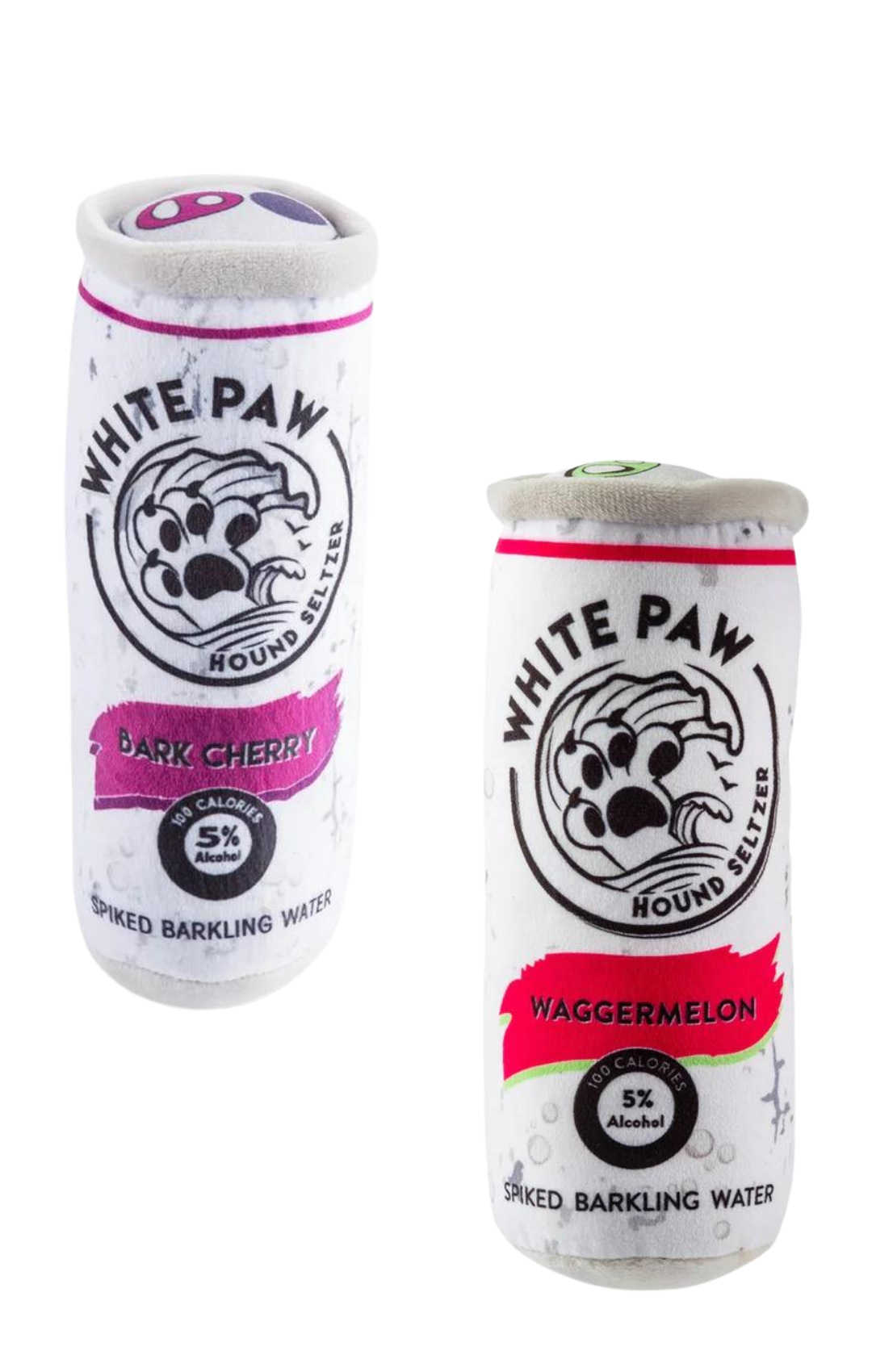 White Paw Plush Dog Toy