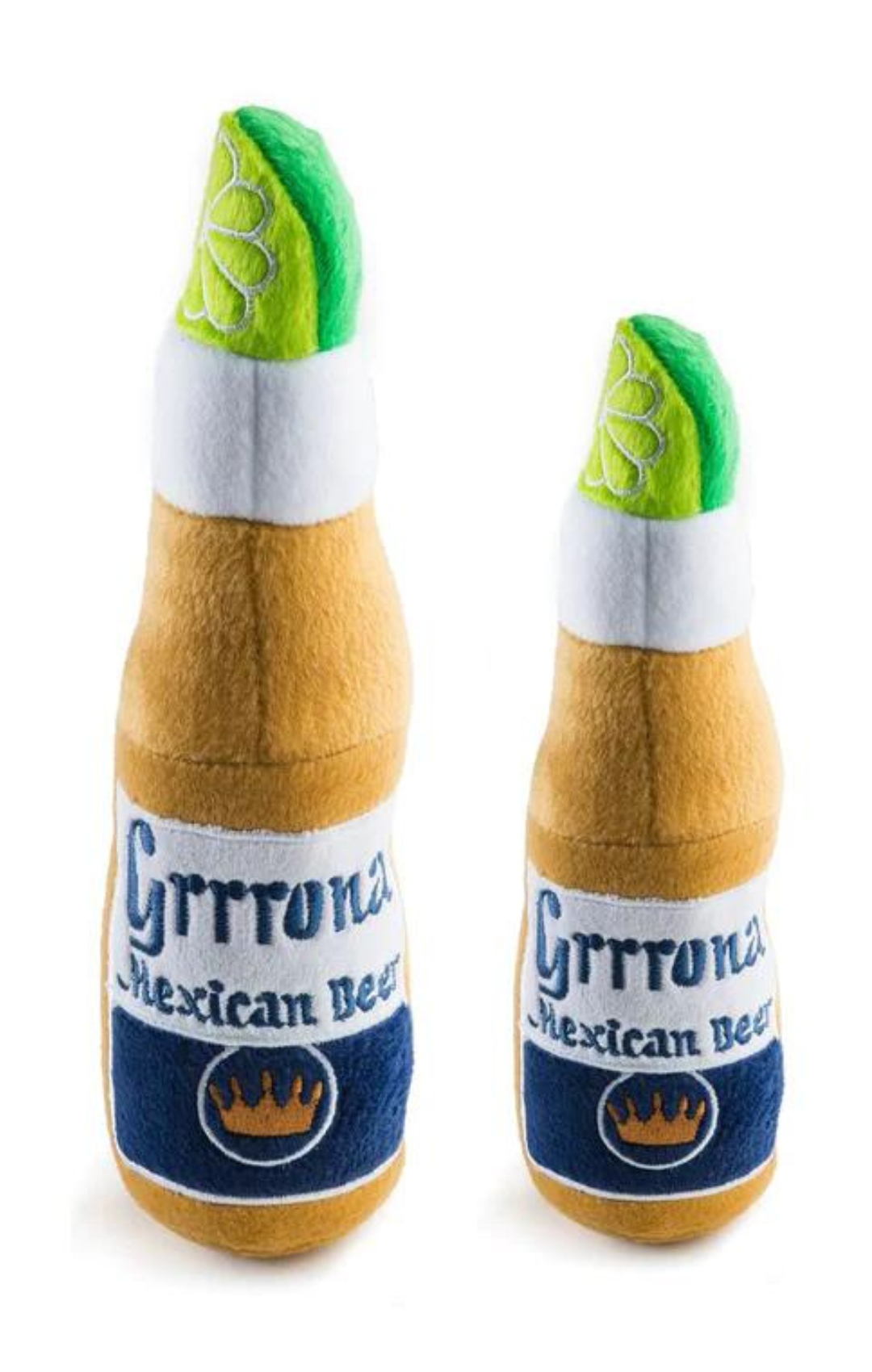 Large Grrrona Beer Bottle Dog Toy