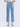 High Rise Distressed Right Knee Straight Jeans