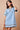 Washed Denim Contast Corduroy Dress