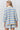 Plus Sized Striped Loose Fit Zip Up Sweater