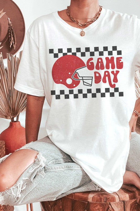 Checkered Game Day Graphic Tee