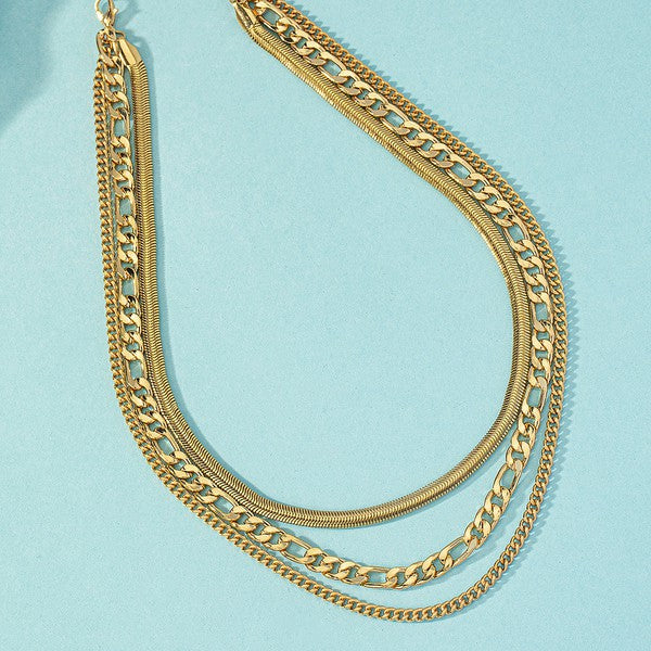 Max Layered Chain Necklace