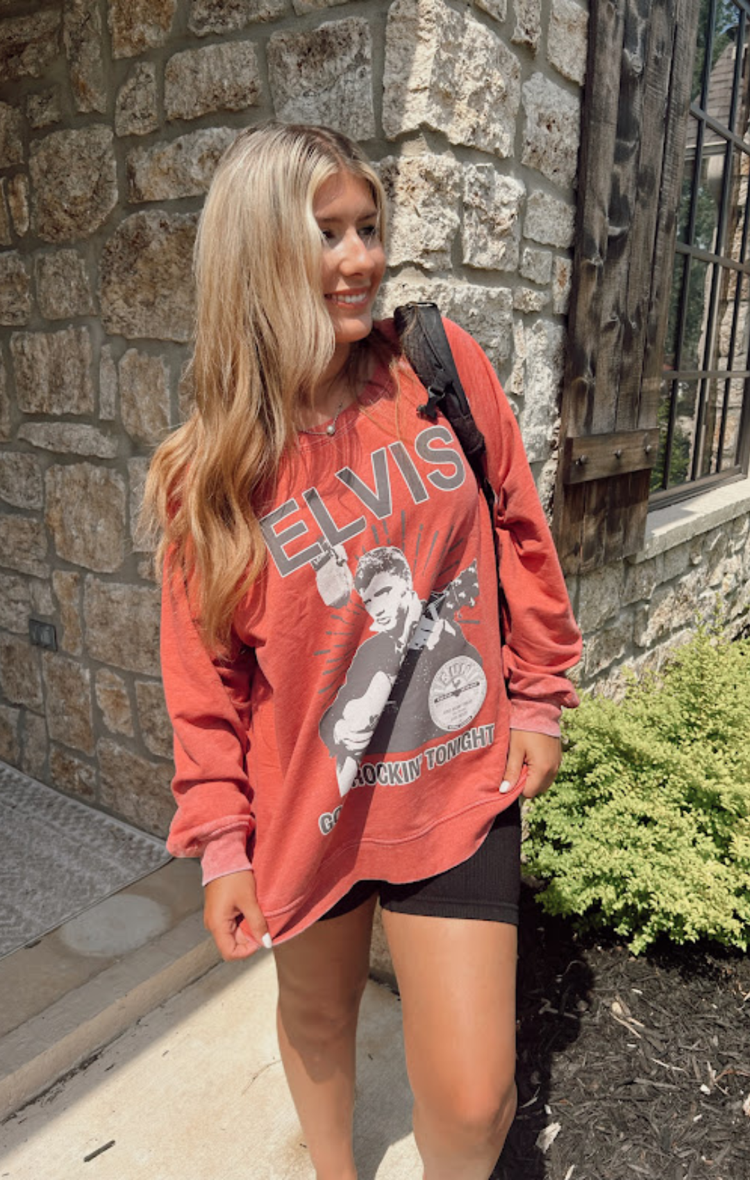 Sun Studios X Elvis Presley Rockin Sweatshirt by Recycled Karma