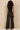 Brown Leopard Stretch Denim Wide Leg Pants