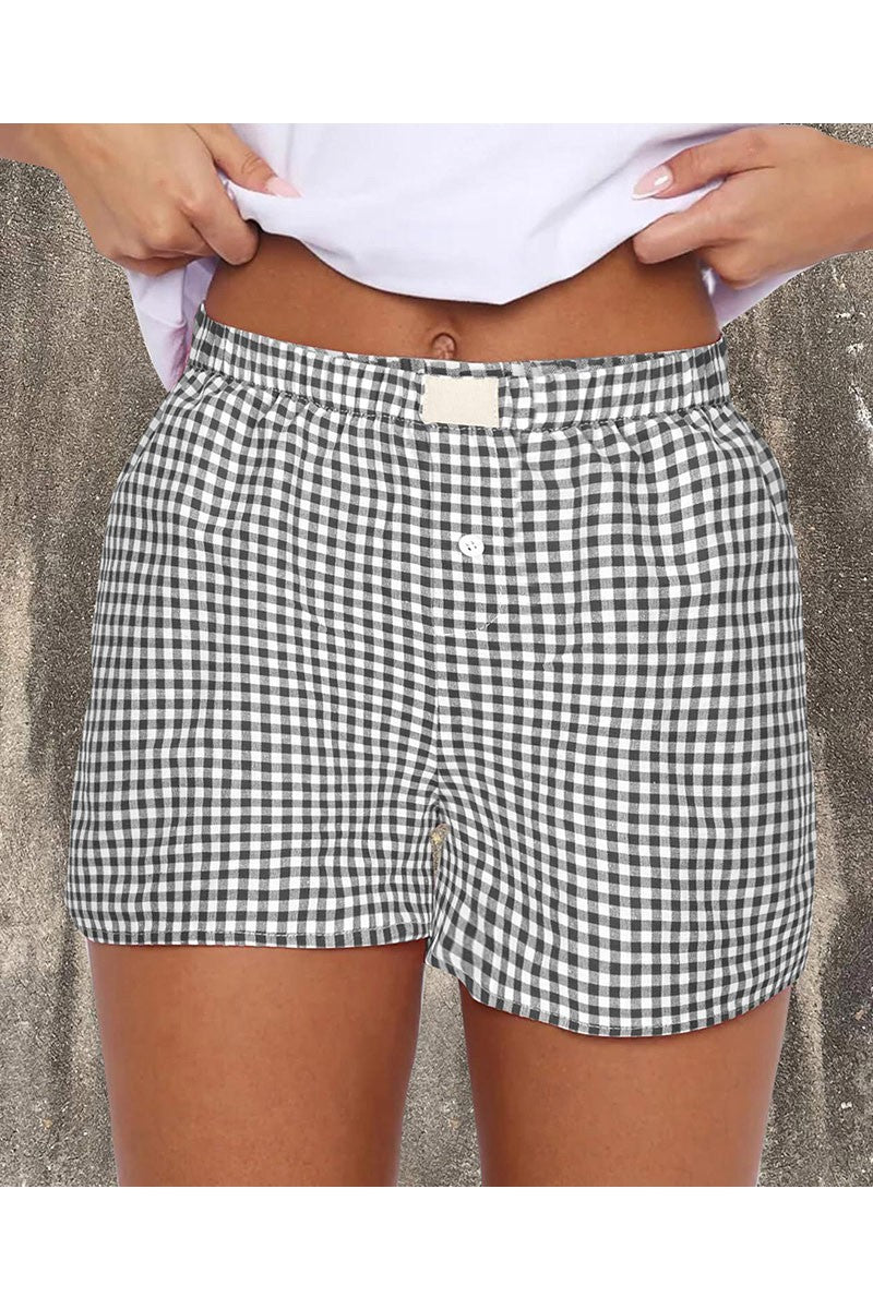 Checkered Boxer Shorts
