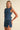 Denim Open Back Skirt Set