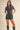Short Sleeve Faux Leather Jumpsuit