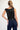Asymmetric  Stretch Faux Leather Top