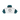 Small Teal Classic Clip By Teleties
