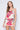 Brilee Floral Square Neck Crop Tank