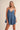 Denim Flare Side Tie Romper
