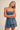 Denim Polka Dot Ruffled Romper