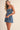 Denim Polka Dot Ruffled Romper