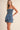 Denim Polka Dot Ruffled Romper