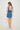 Stuart Denim Open Back Mini Dress