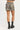 Libby Zebra Twill Belted Mini Skirt
