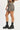 Libby Zebra Twill Belted Mini Skirt
