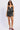Embroidered Polka Dot Mini Skirt