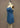 Plus Size Denim Side Slit Mini Dress