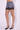 Zebra Print Lace Trim Satin Shorts