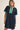 Plus Size Zip Solid Dress