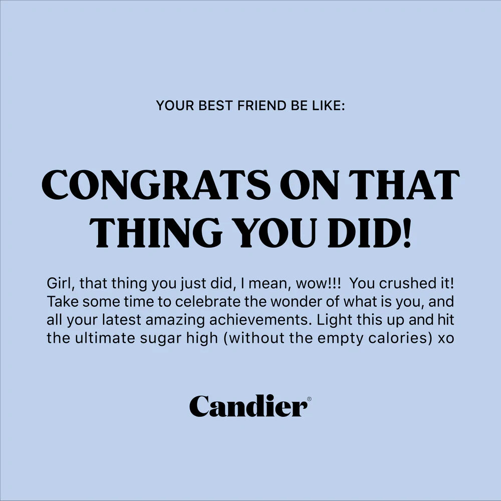 Candier Congrats Candle