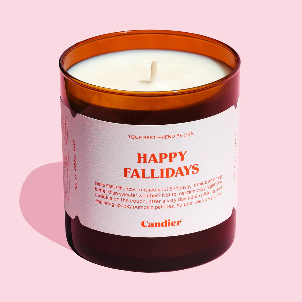 Candier Happy Fallidays Candle
