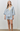 Plus Sized Striped Loose Fit Zip Up Sweater