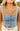 Denim Thick Strap Corset Top