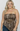 Plus Size Mesh Camo Ruched Top