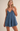 Denim Flare Side Tie Romper