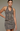 Tiger Stripe Stretch Lace Up Halter Top