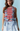 Striped Denim Lace Trim Vest