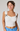 Ava Ruched Knit Bow Detail Top