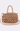Metallic And Cotton Braided Bag