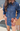 Denim Faux Leather Contrast Skirt