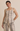 Snake Print Stretch Button Top