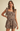 Leopard Tie Strap Flare Romper