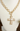 Primitive Pearl Cross Necklace