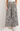 Animal Print Terry Knit Washed Cargo Pants