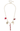 Arkansas Paperclip Charm Necklace