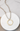 Beaded Gold Tone Circle Necklace