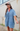 V-Neck Denim Tunic Dress