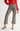 Leopard Crop Flare Distressed Hem Jean