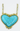 Turquoise Treasure Gold Heart Necklace
