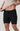 Heather Black Athletic Shorts By Burlebo